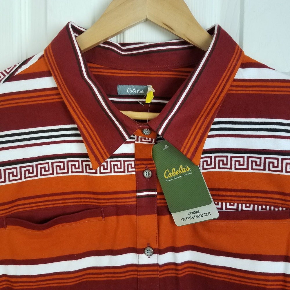 Cabela's Women Southwest Aztec Western Shirt XL